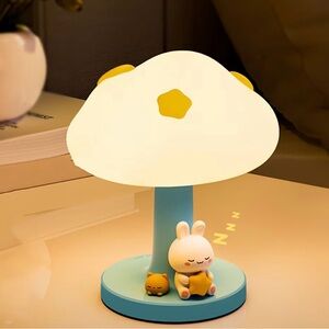 NWT 1 Cloud-Shaped USB Rechargeable Night Light with Touch Control